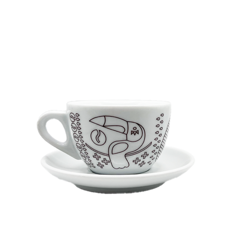 Originální La Boheme šálek s podšálkem na latté 250 ml