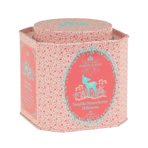 Vanilla Strawberry Hibiscus Čaj 30 ks