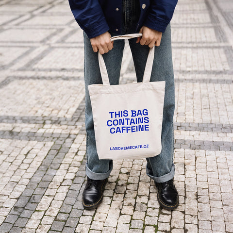 La Bohème Café Taška This bag contains caffeine