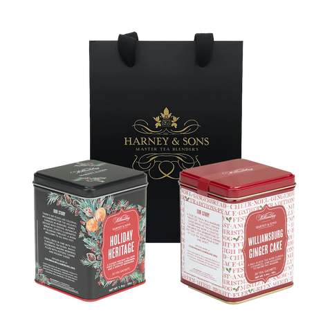 Dárková sada čajů Harney & Sons – Holiday Heritage & Ginger Cake