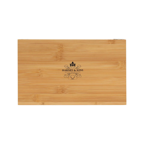 Natural Bamboo Tea Chest 8 slot Premium