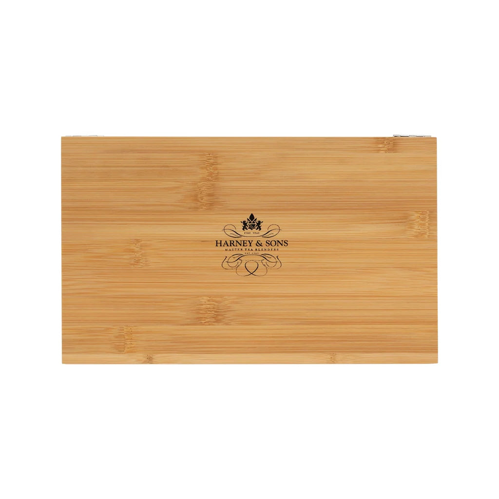 Natural Bamboo Tea Chest 8 slot Premium