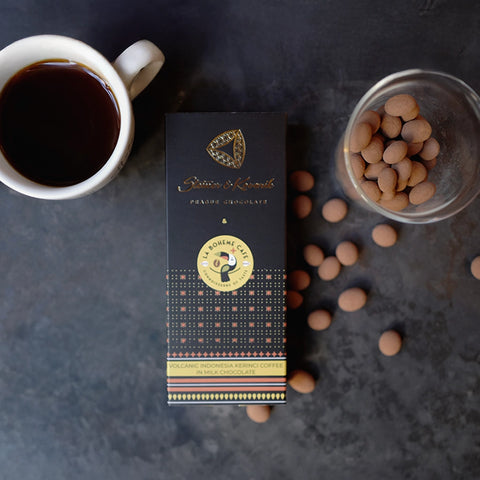 Steiner & Kovarik x  La Bohème Café Zrna v mléčné čokoládě