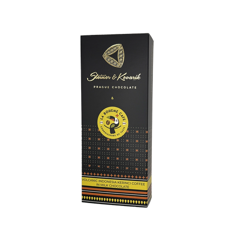Steiner & Kovarik x  La Bohème Café Zrna v mléčné čokoládě
