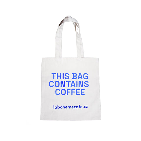 La Bohème Café Taška This bag contains caffeine