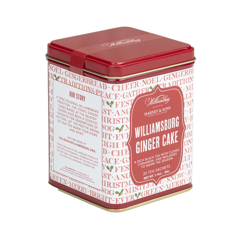 Černý čaj s pomerančem a zázvorem Williamsburg Ginger Cake 20 ks
