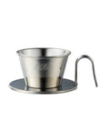 Kalita Tsubame WDS-155 Kovový Nerezový Dripper - La Boheme Cafe - Pražírna výběrové kávy