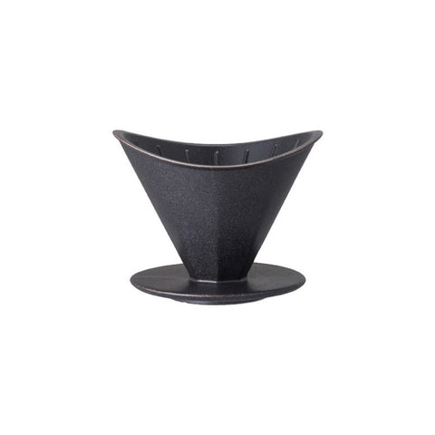 Kinto OCT coffee dripper 2 cups black