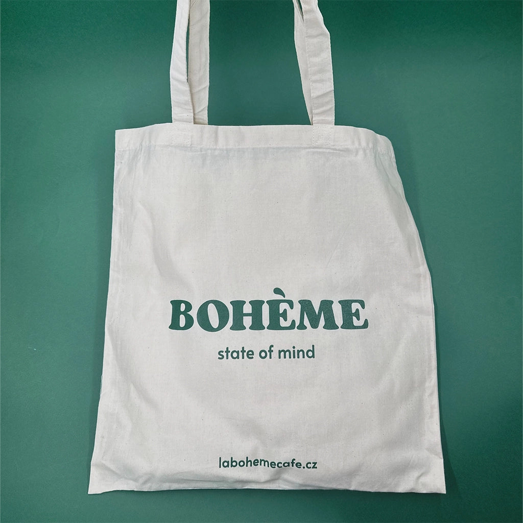 La Bohème Café State of Mind lightweight cotton bag