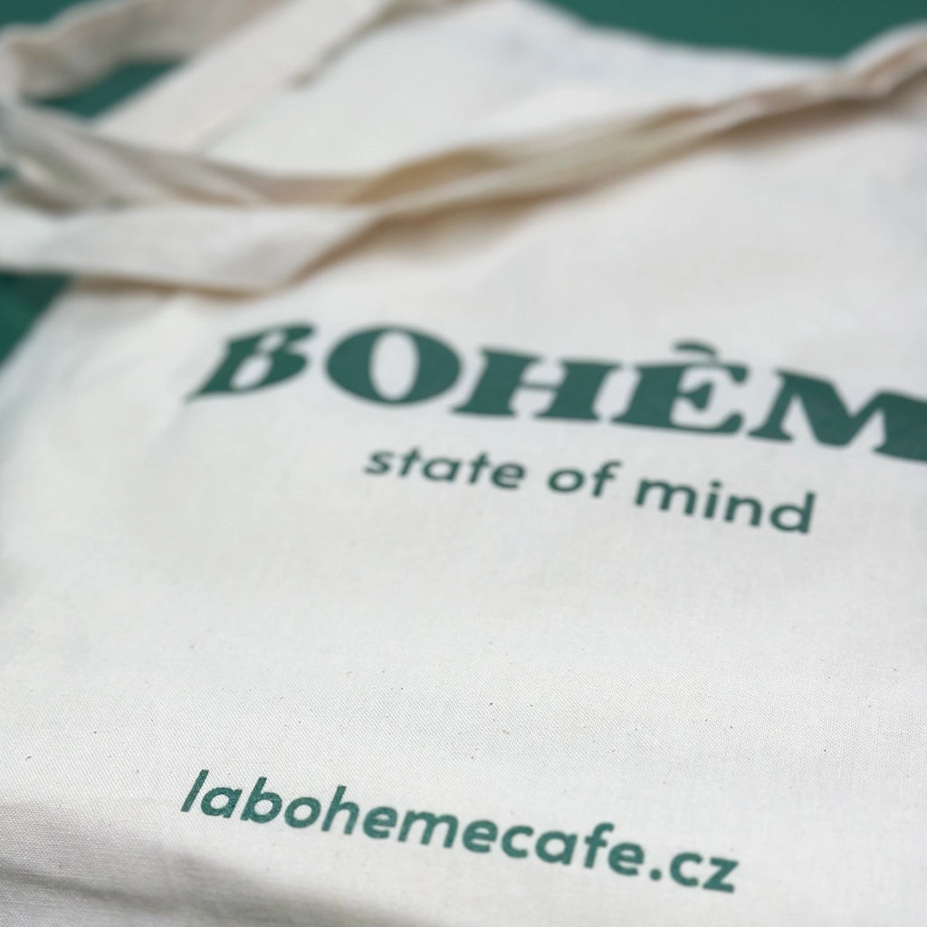 La Bohème Café State of Mind lightweight cotton bag